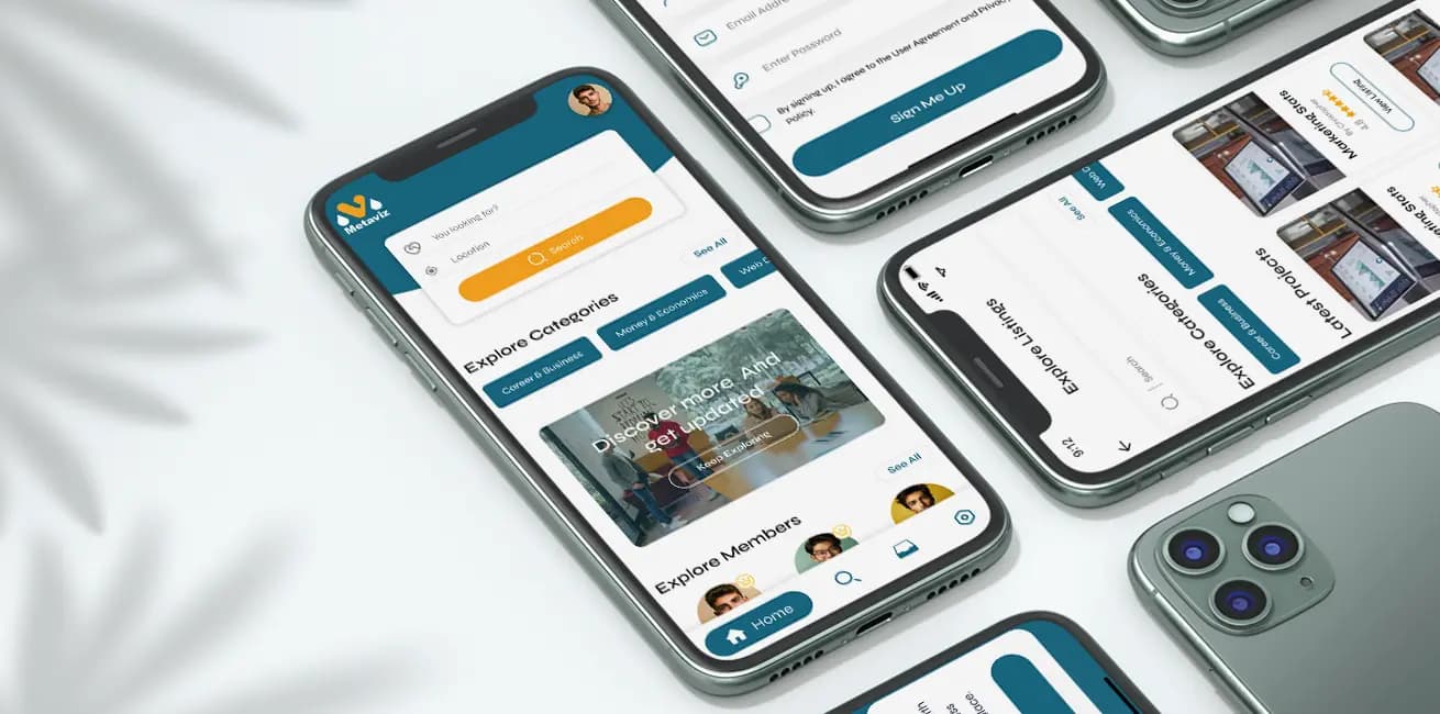 Flutter and React Native Mobile App